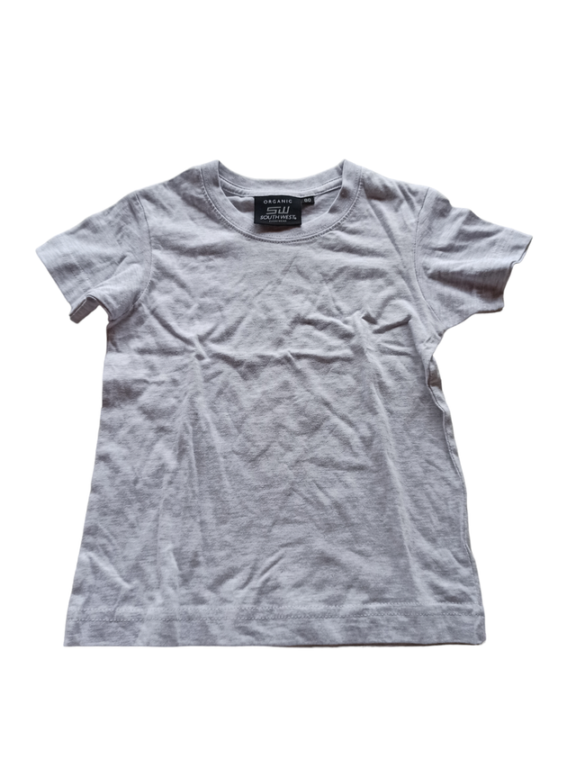 Tee-shirt manches courtes gris 18 mois (South West)