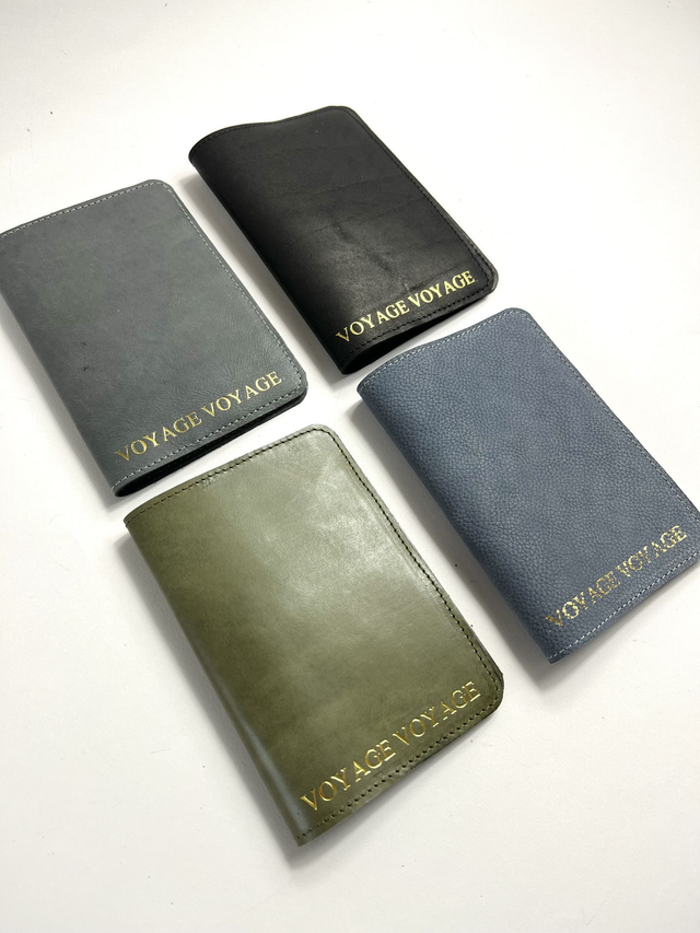 Protège-passeport livret cuir LE VOYAGEUR