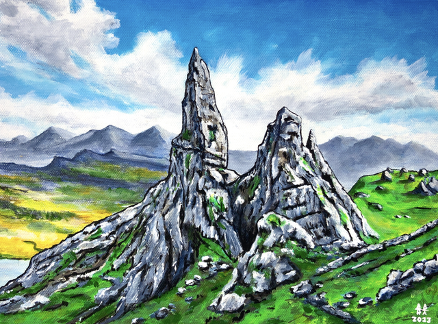 X1 Prints - The Old Man of Storr, Isle of Skye 8"x10" (£7.50 per unit)