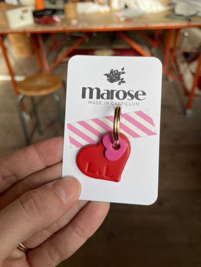 Mini grigri "Coeur" personnalisé