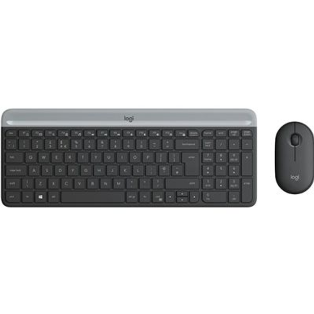 LOGITECH RETAIL WIRELESS COMBO MK470 SLIM NERA