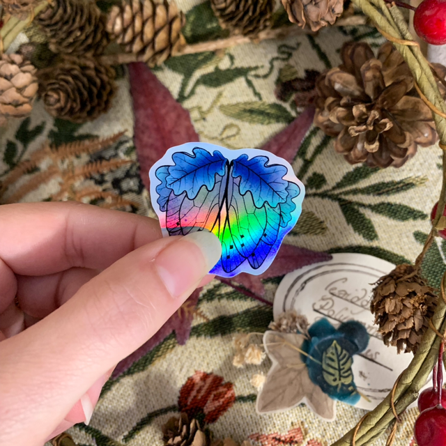 Sticker Holographique - Fée Papillon