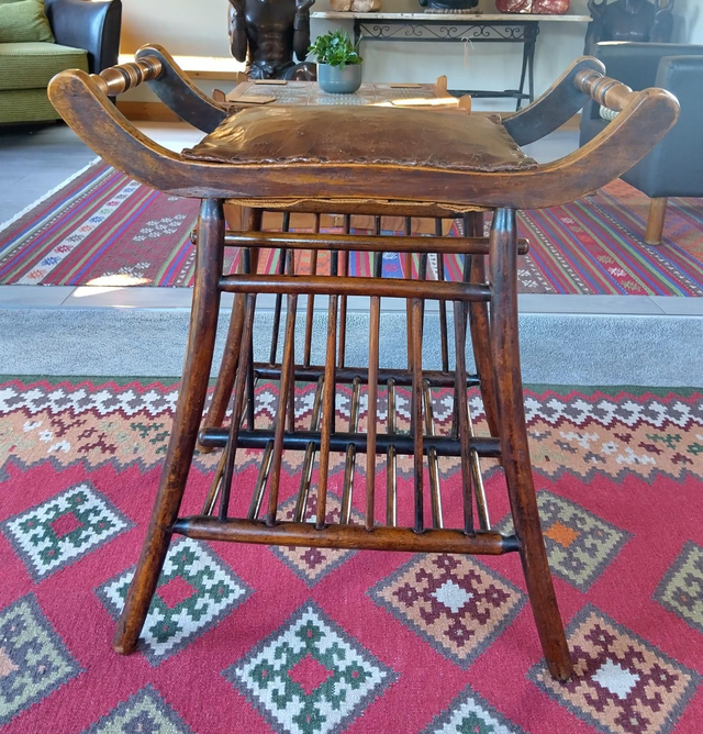 Beautiful Art Nouveau Piano Stool