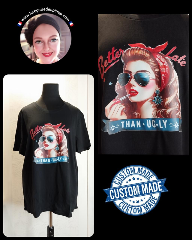 T-shirt Better Late T48/52, promo de Noël 