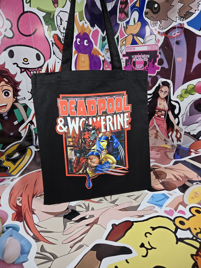 Wolverine + Deadpool Tote Bag