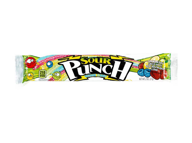Sour Punch Straws Rainbow (56g)