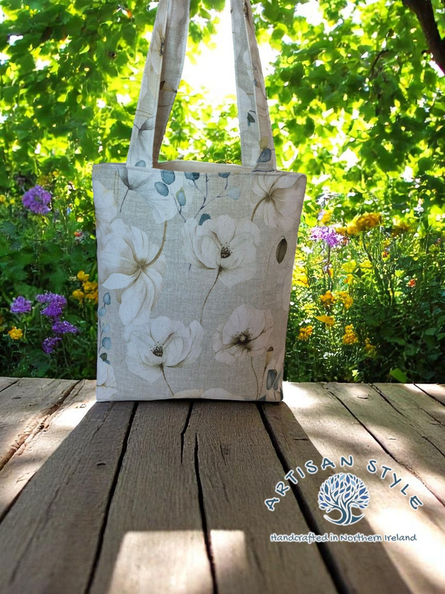 Canvas Floral Tote