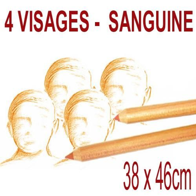 4 visages - 38x46cm - 280€