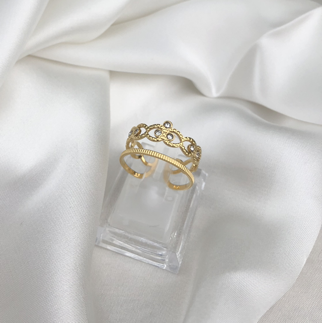 Louise * bague strass 