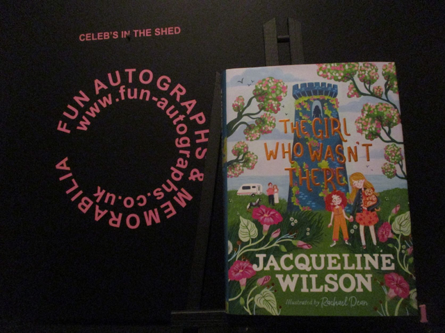 Jacqueline Wilson 'The Girl Who Wasn't There' Authentic Autographed Hardback Book (1)