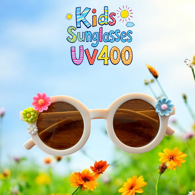 Flower Embellished Sunnies UV400