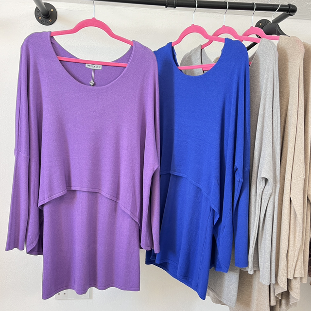 CHEZOE SOFT KNIT TUNIC