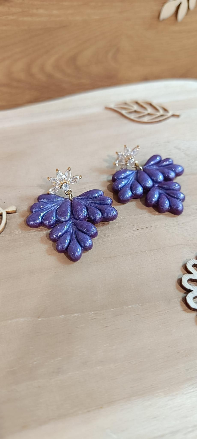 Boucles d'oreilles - Grappe