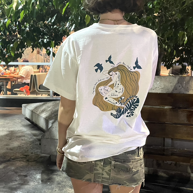 T-shirt sérigraphie 2 couleurs 