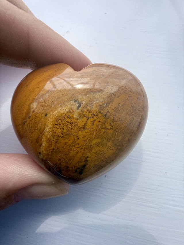 Mookaite Crystal Heart