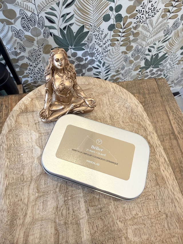 Box Astro Bélier - Agate, Hématite, jaspe rouge