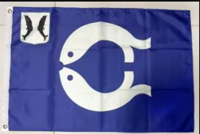 Grote vlag Capelle aan den IJssel (150x90cm) Nieuw. 