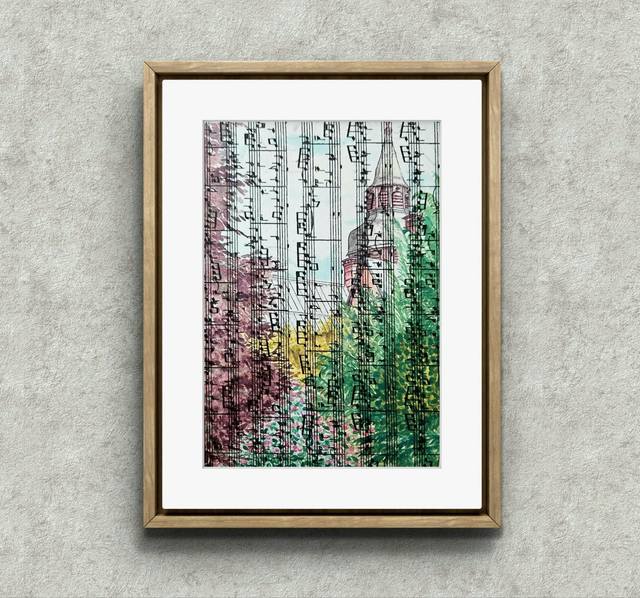 Clocher de l'abbaye de Senones