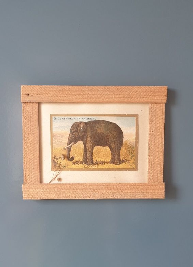 Cadre fait main, image ancienne