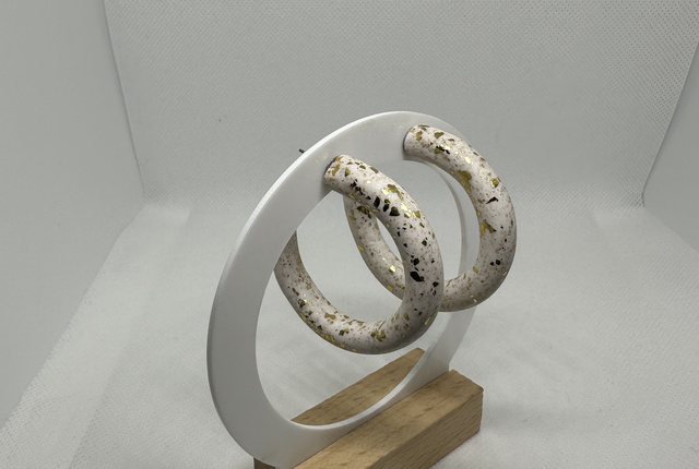 Creolen Weiss/Gold