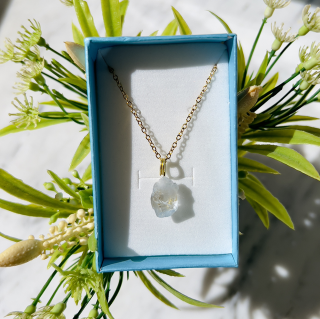 Celestina grezza , prov : Madagascar 🇲🇬 , acciaio inox 