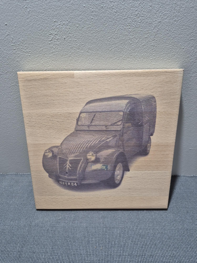 Tableau 2cv fourgon 