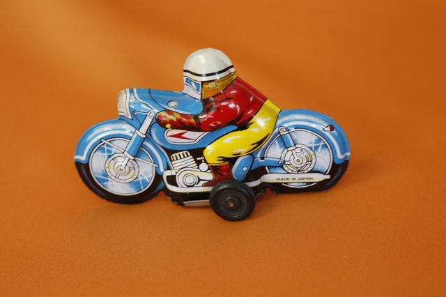 Blechspielzeug, Motorrad