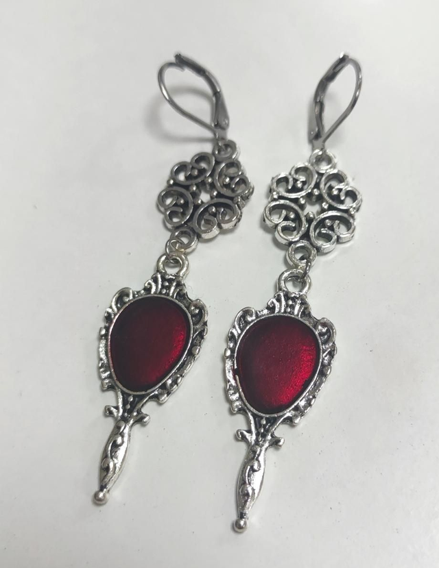 Boucles d'oreilles miroir 1