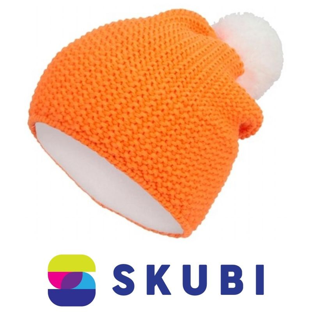 Polar Fashion W265C - Teplá neonová zimní čepice pletená módní a pohodlná