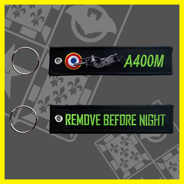 Flamme - Noir Brodée 