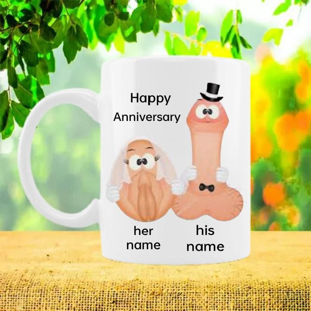 Rude Anniversary Mug