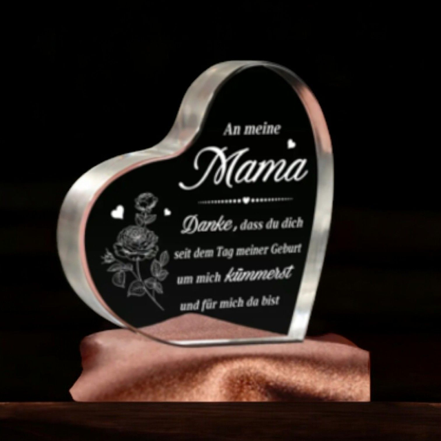 Dekoaufsteller Beste Mama herz