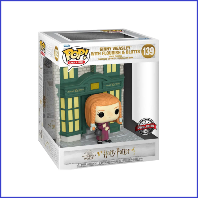 POP figure Harry Potter Diagon Alley Ginny Weasley Flourish & Blotts Exclusive #139