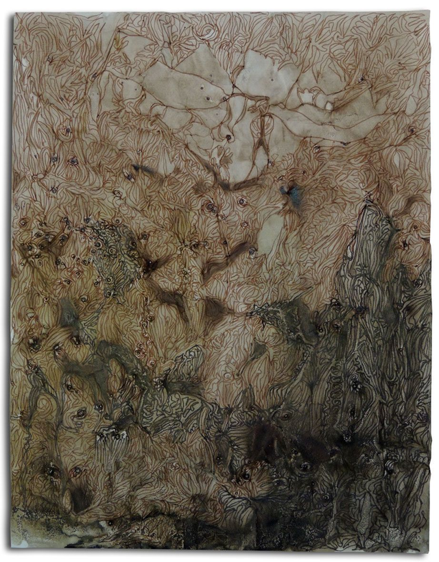 Encre sur papier Ingres - 25 x 32,5 cm - 2022