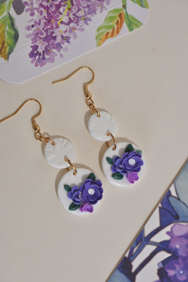 Boucles Hortensias - Moyen Modèle