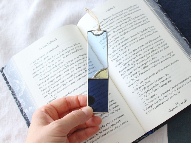 🔖 Marque-page Soleil en vitrail