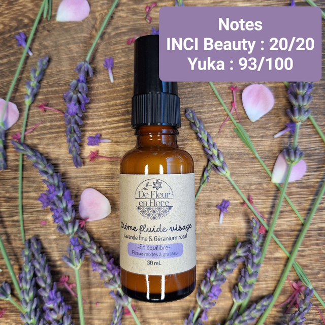 Crème fluide visage-Peaux mixtes à grasses