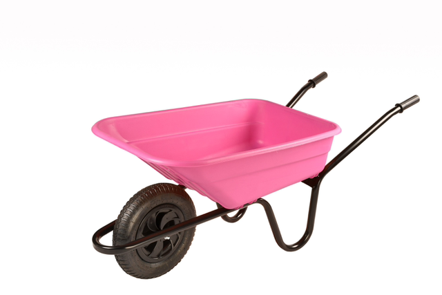 Shires 90L Wheelbarrow- Pink SPECIAL ORDER - CLICK & COLLECT/DELIVERY ONLY