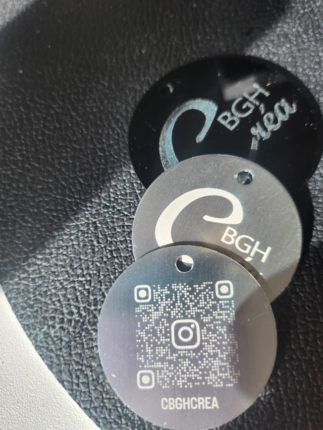 Porte-clé personnalisable alu