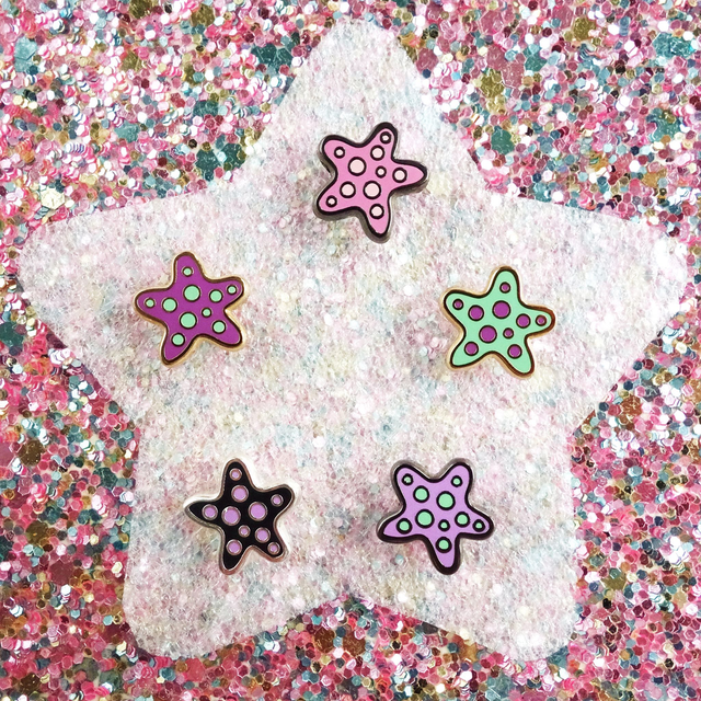 Octopals Starfish · minipins · earrings