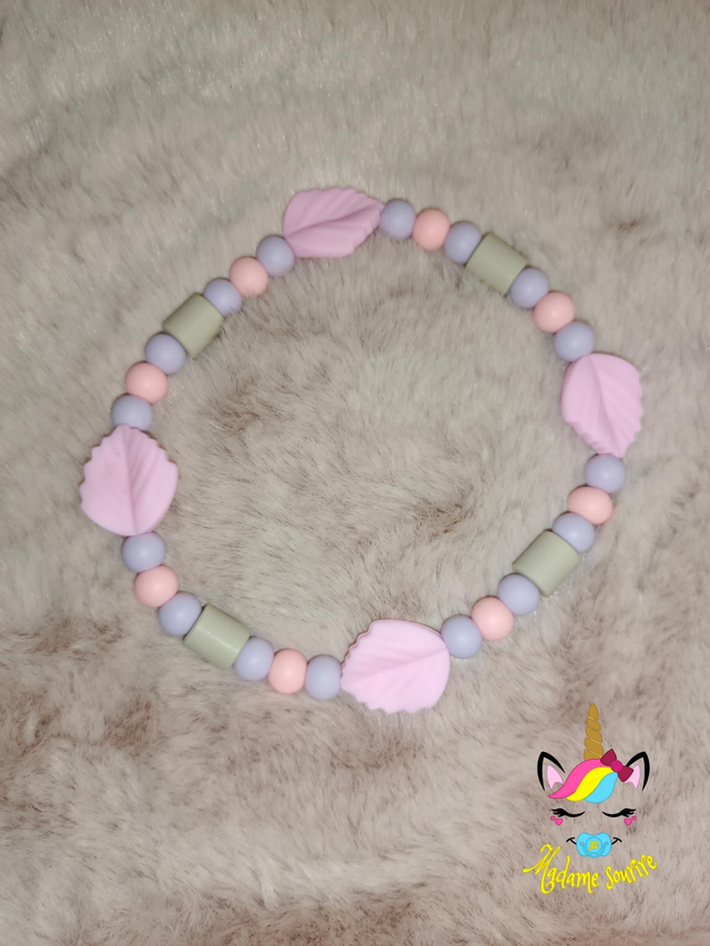 Collier anti tique Chat ou petit Chien Feuille 