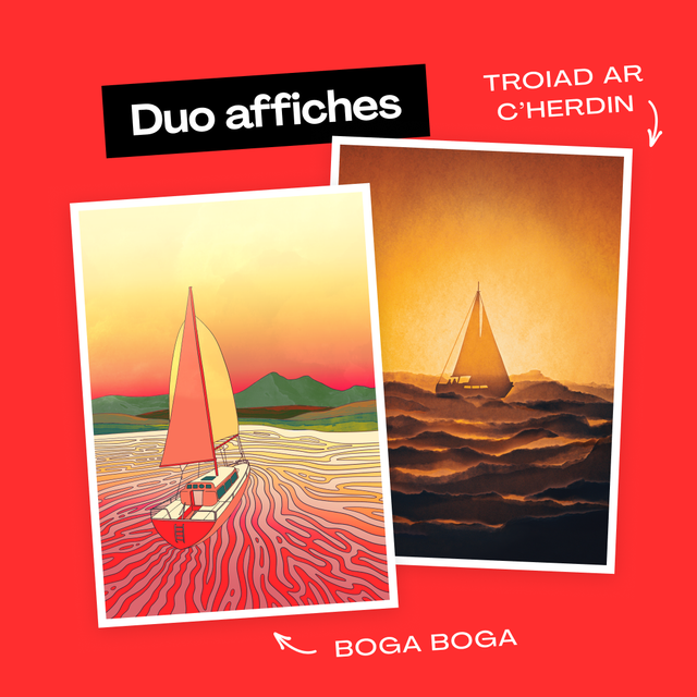 Duo affiches ENDRO (30x40cm)