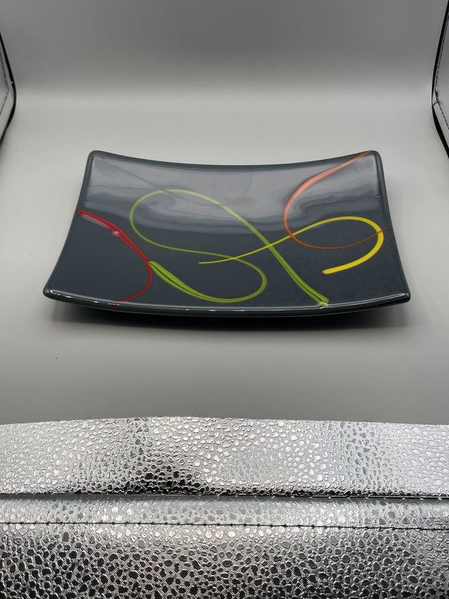 Multi Coloured Stringer Platter