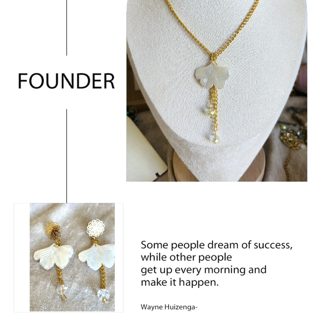 PARURE CARINA Collier et Boucles d’oreilles