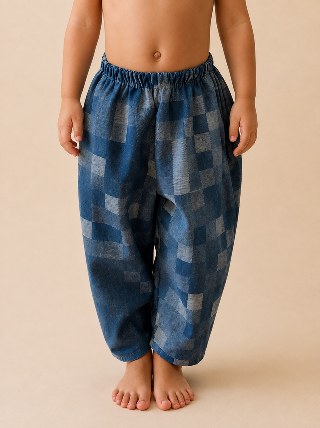 Pantalon Tejano Algodón Patchwork
