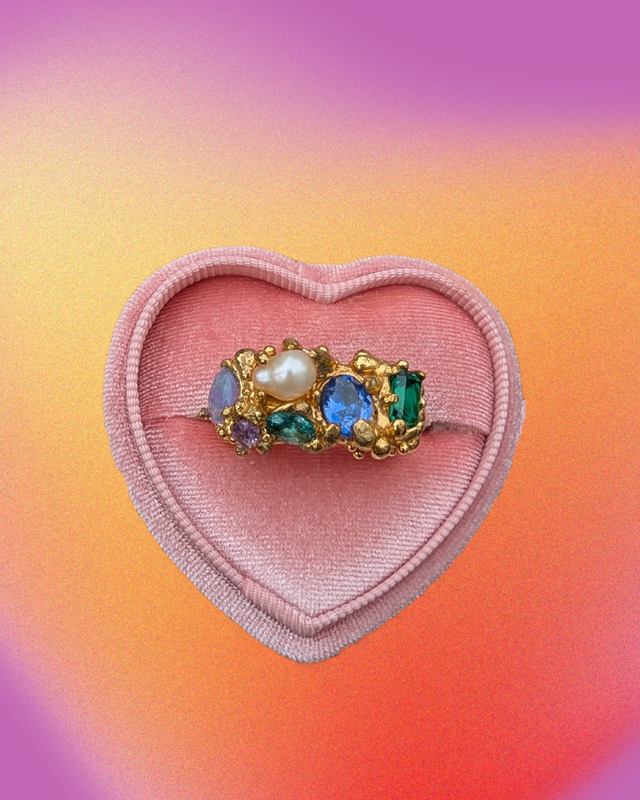 Caspian Gilded Ring