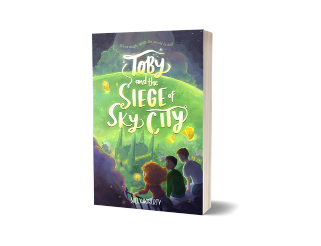 Signed copy of Toby and the Siege of Sky City