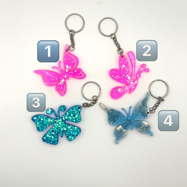 Papillon en porte-clés 