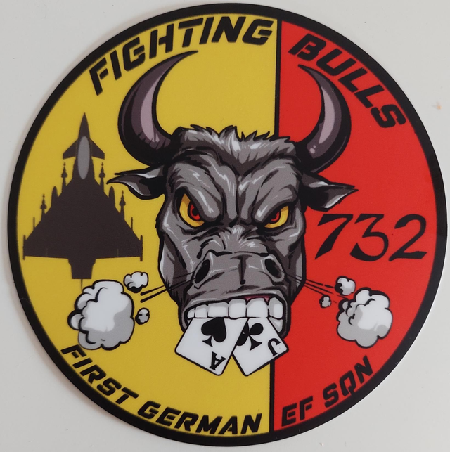 732 First Eurofighter Squadron Sticker/Zap