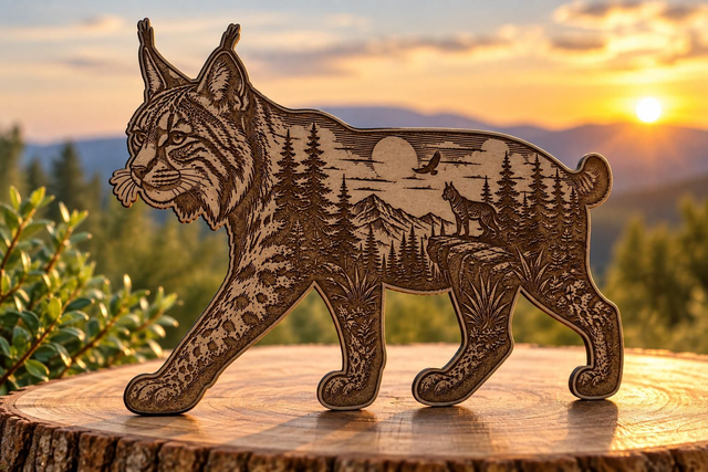 Lince grabado